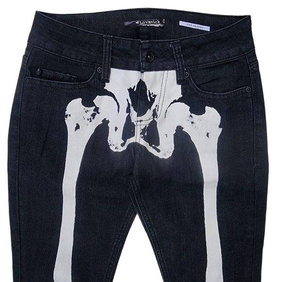 Hot Topic Lovesick Skeleton Jeans - Picture 5 of 5